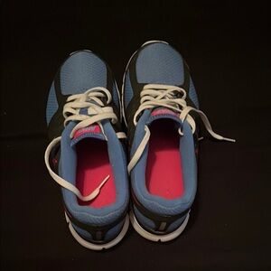 Nike Blue and Pink Athletic Shoes